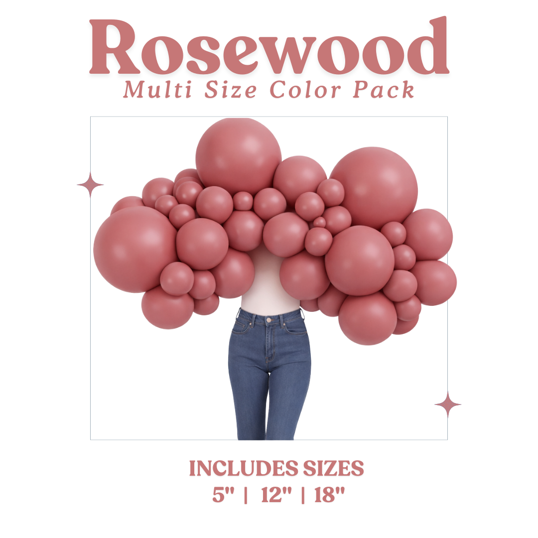 Rosewood Balloon Pack