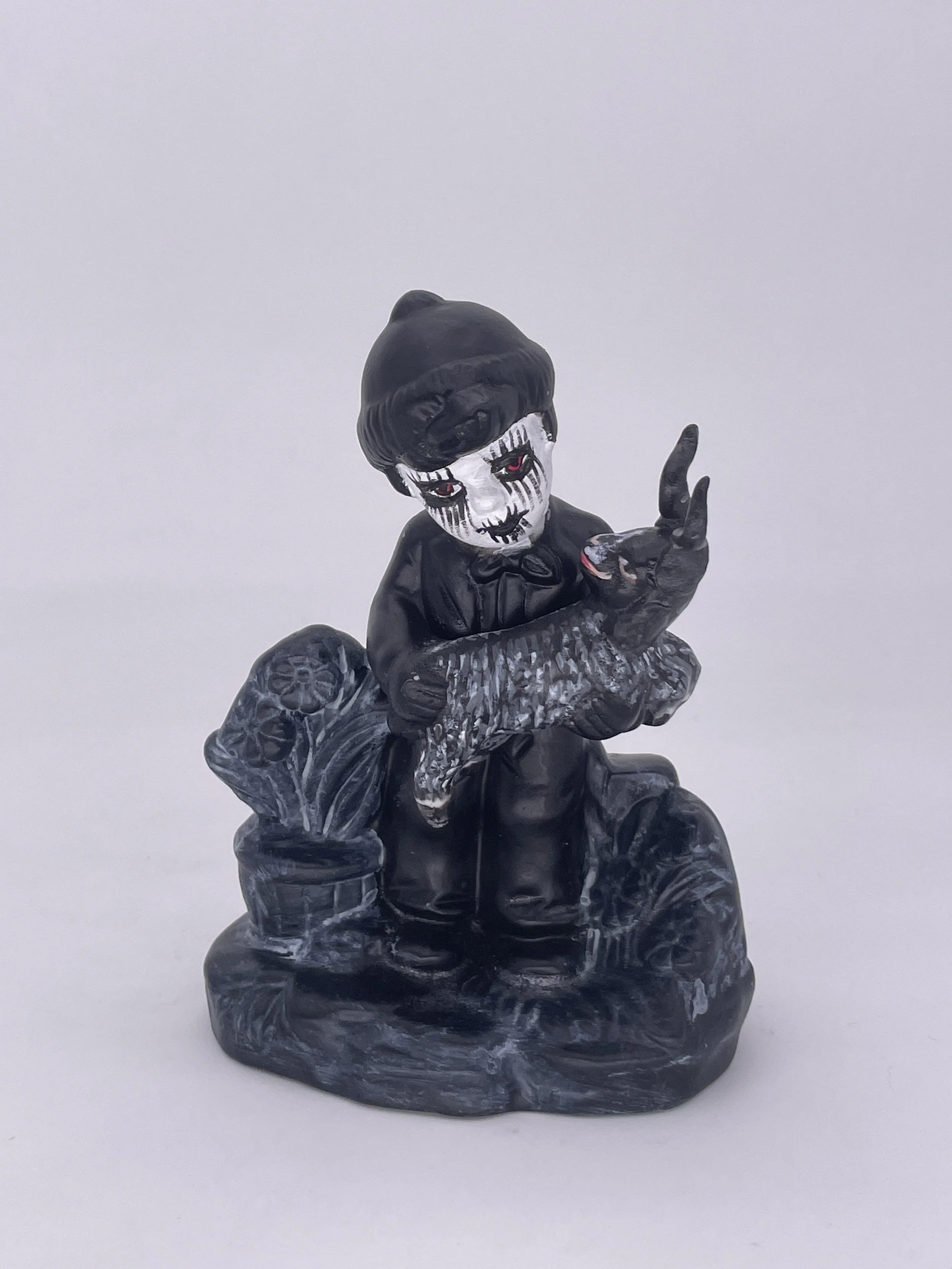 Black Metal Boy With Beast