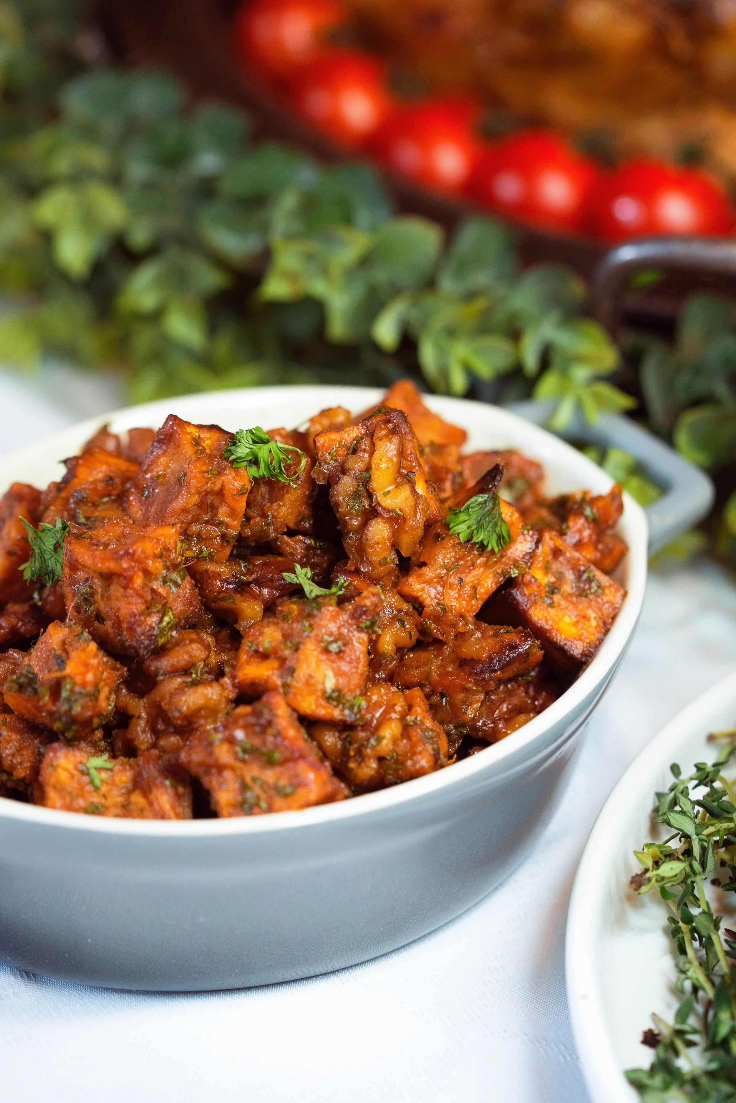 Swissbake Christmas Honey Roasted Sweet Potato Salad with Caramelised Walnuts