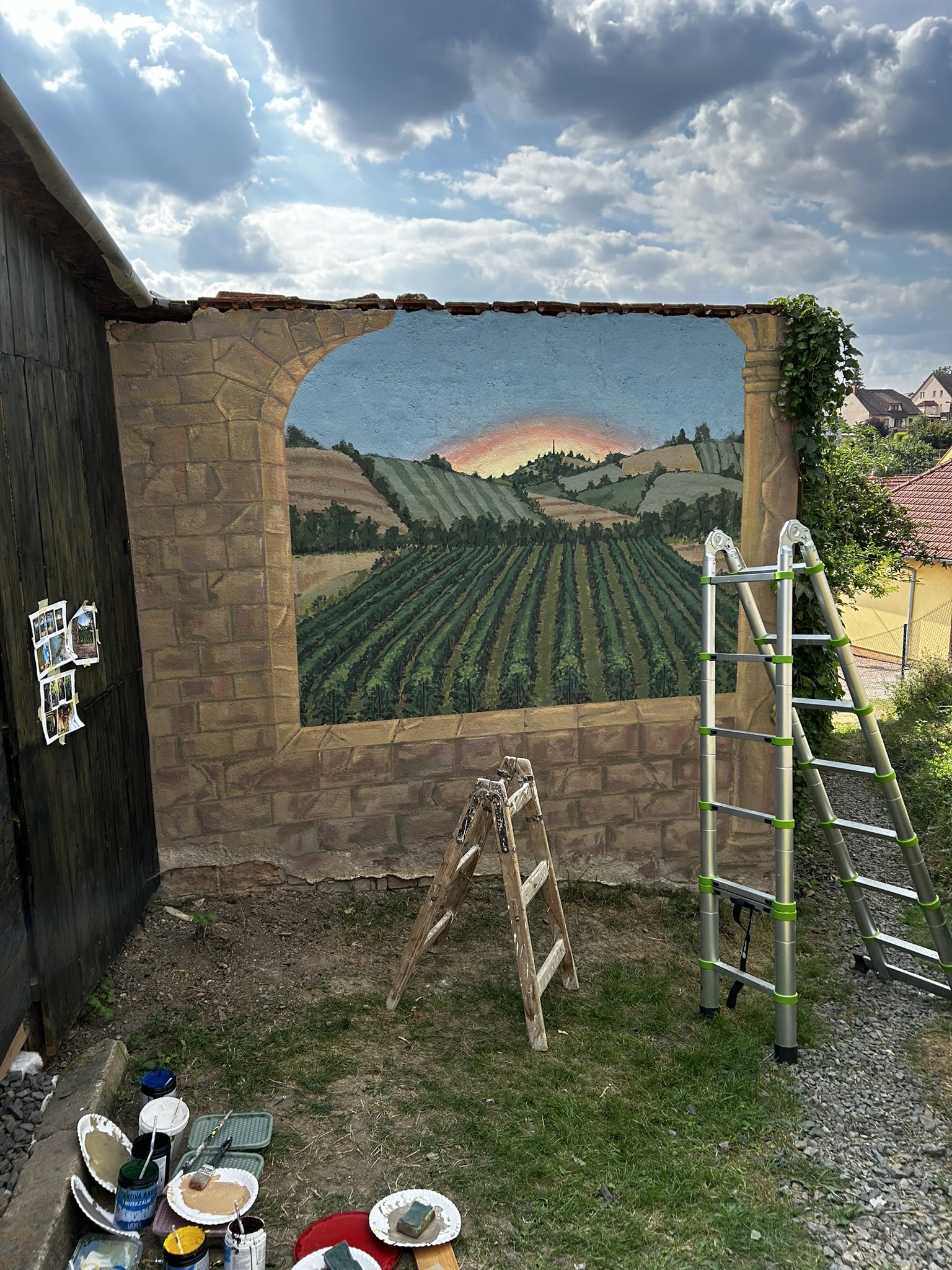 proportions on two ladders