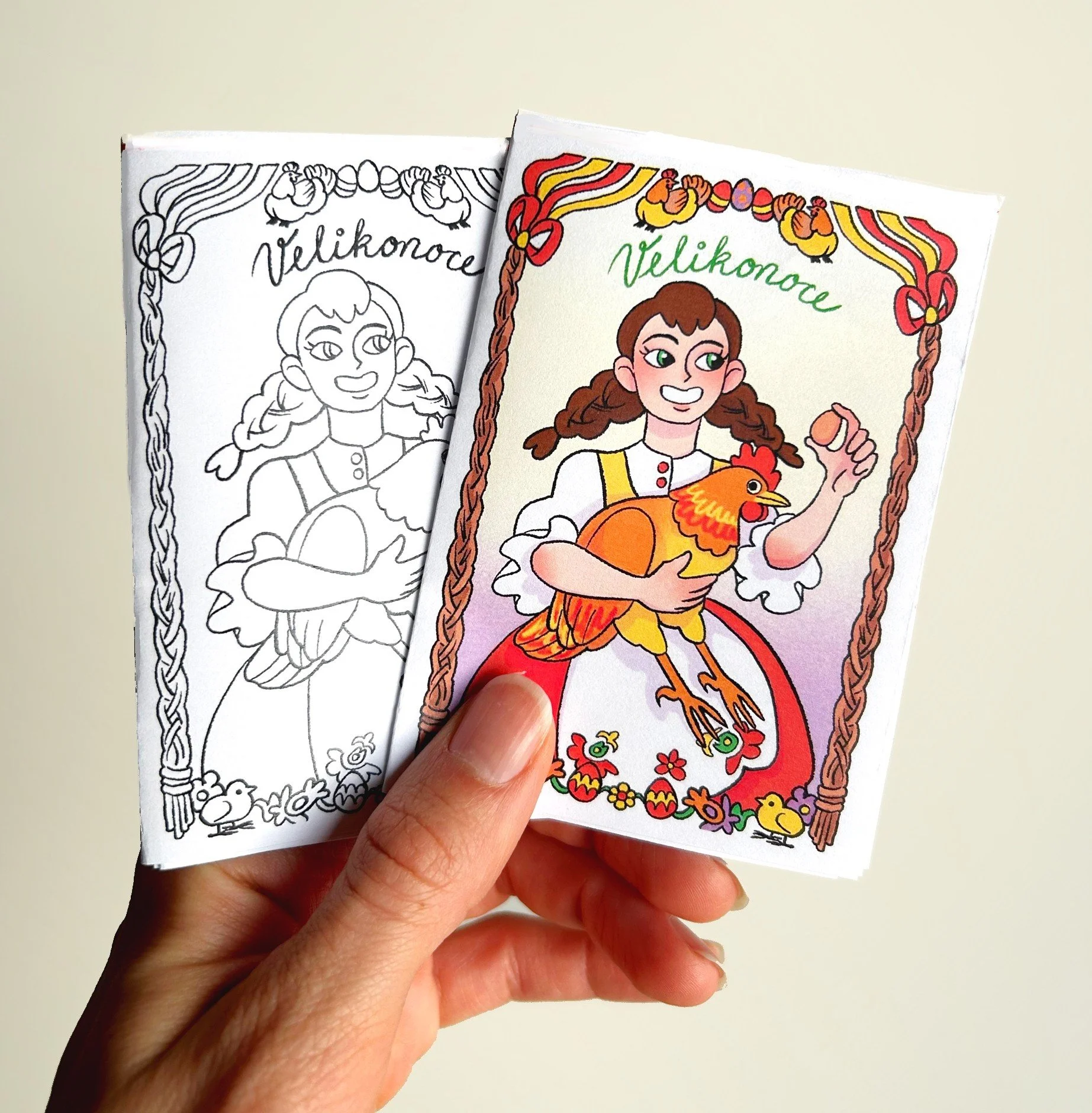 Easter Zine / Velikonoční leporelo