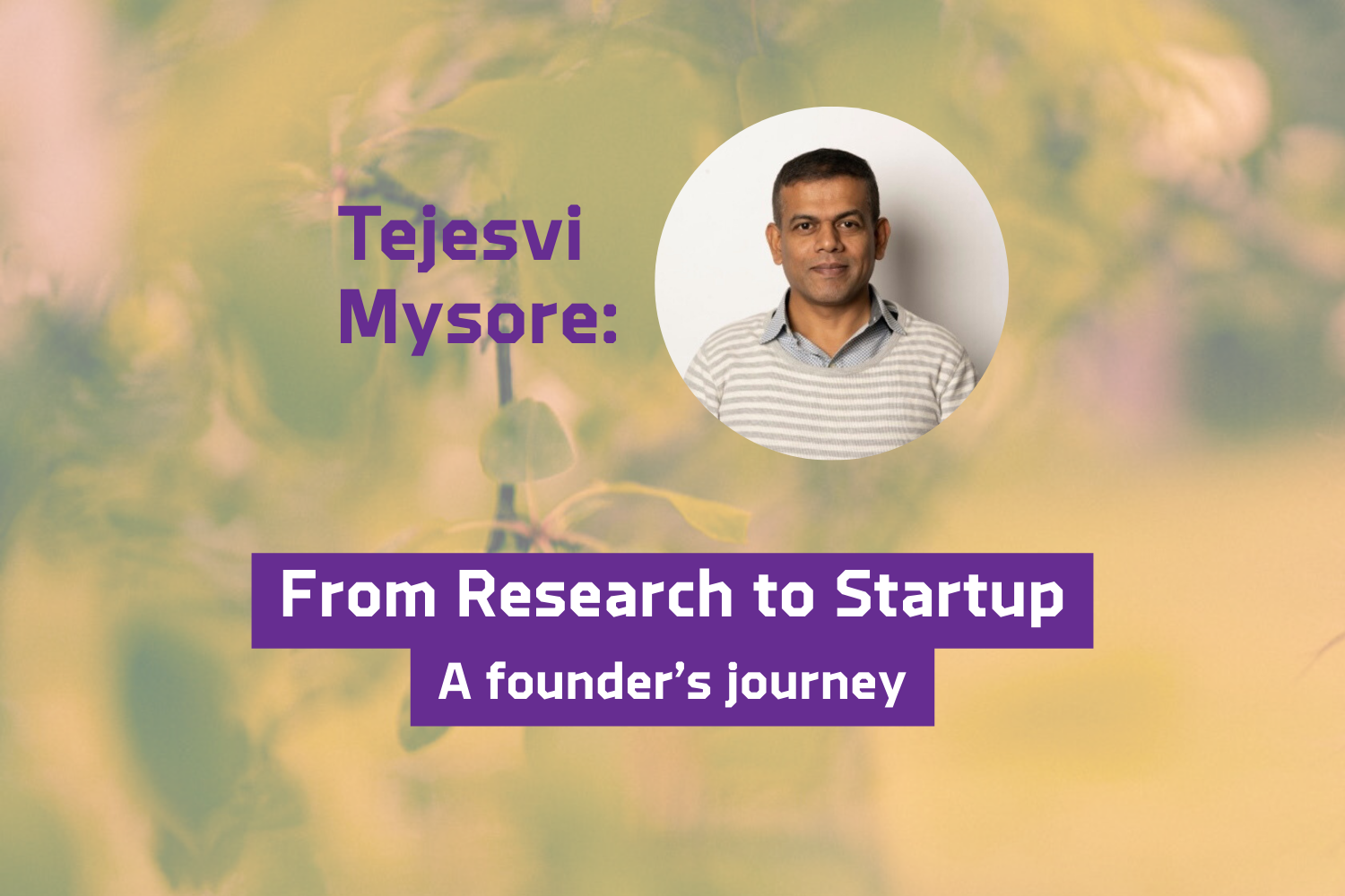 11.5. InnoWebinar: From research to startup – A founder’s journey