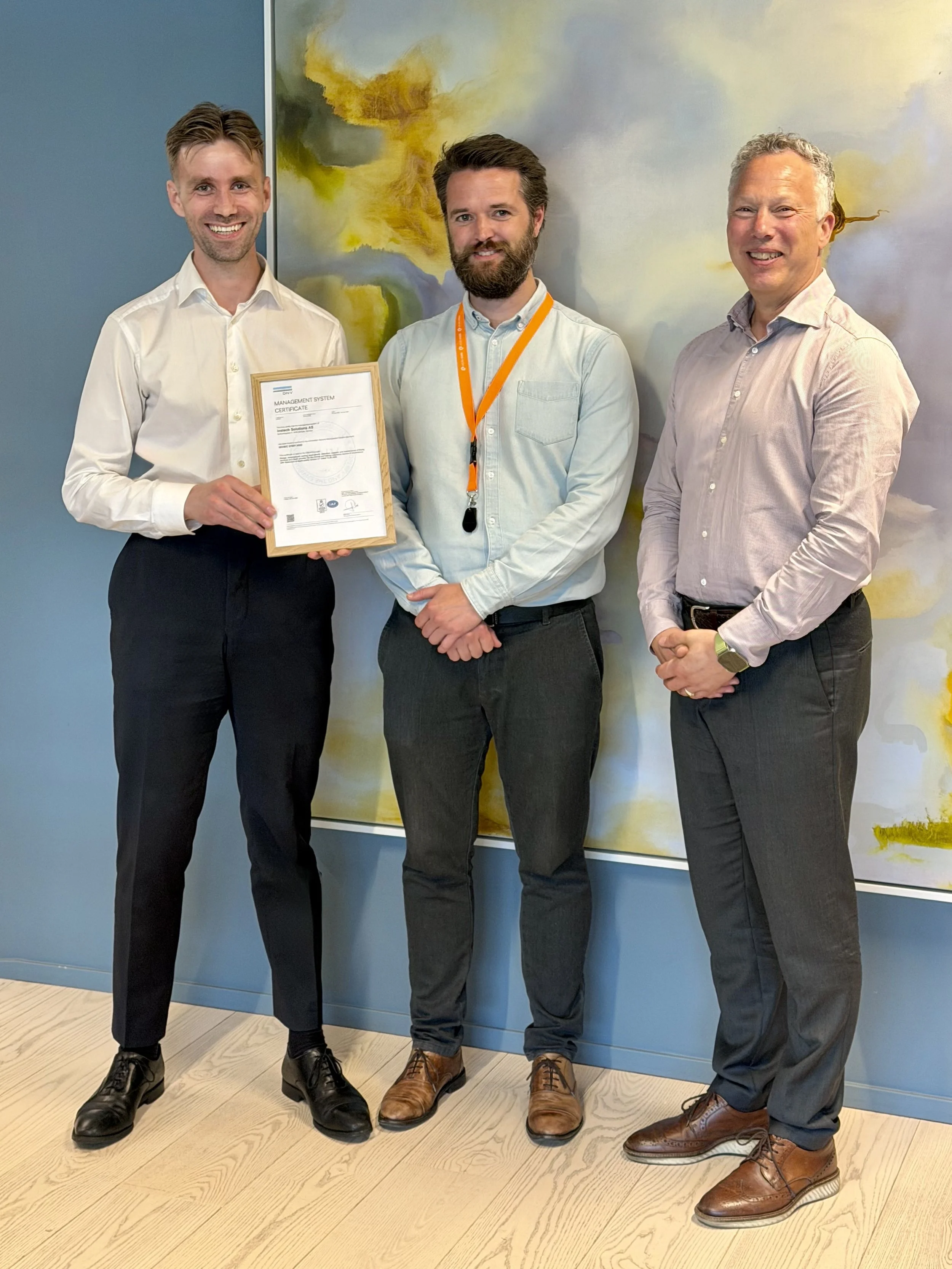 Instech is now ISO/IEC 27001 certified