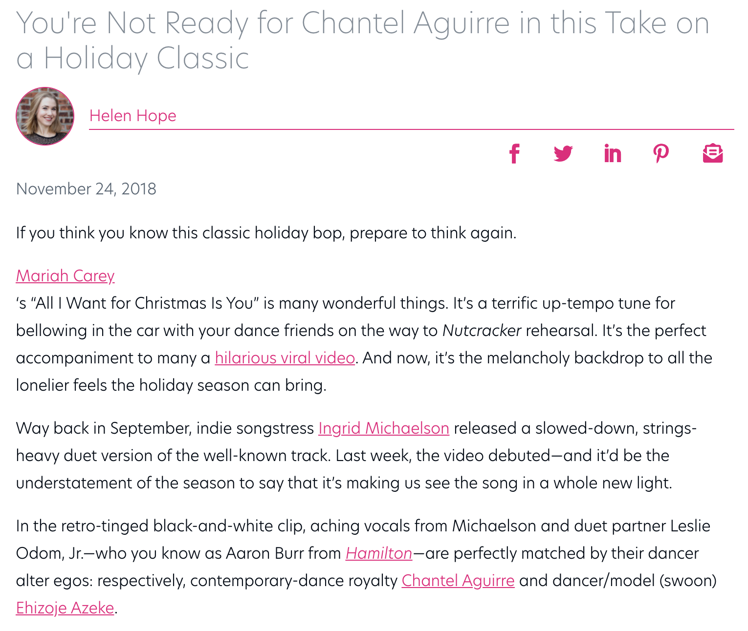 Dance Spirit Magazine