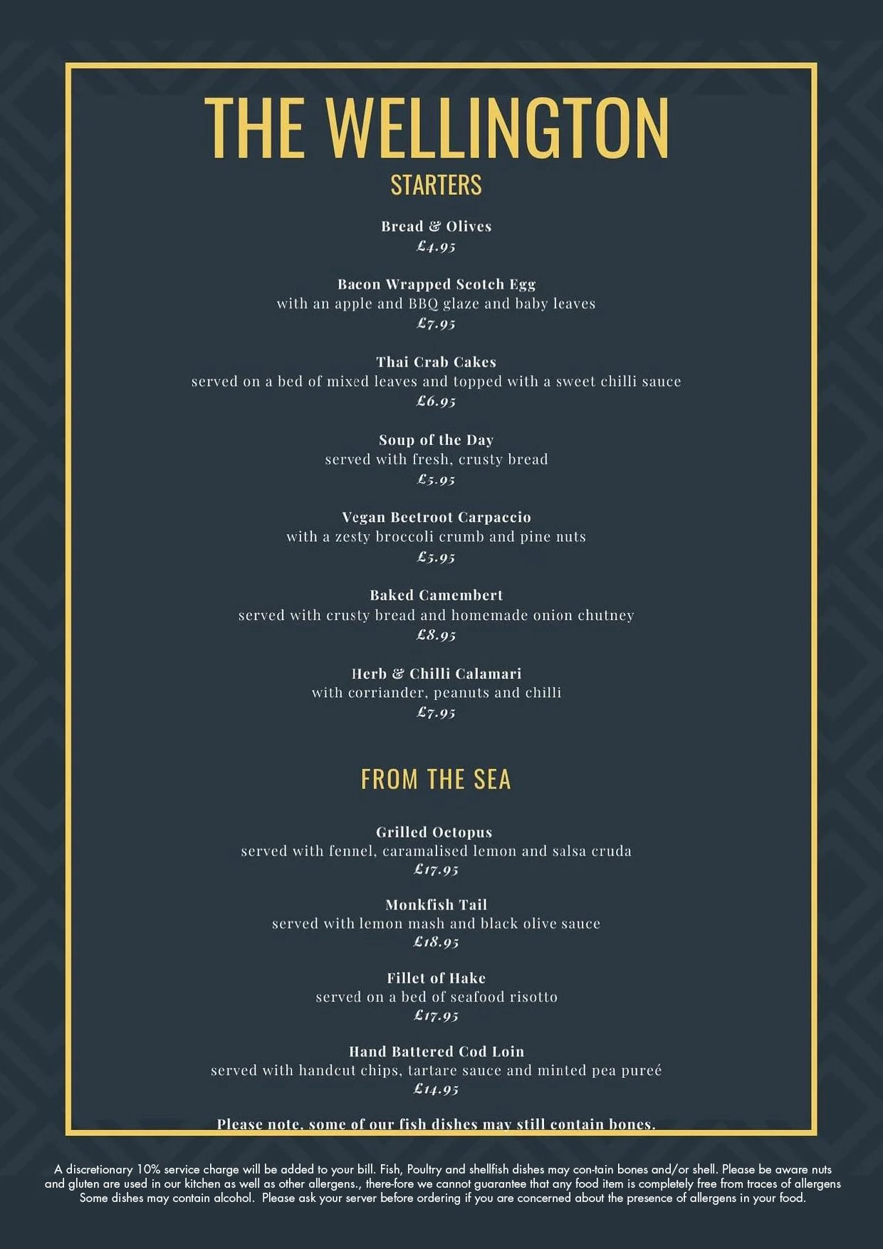 Main Menu — Wellington Old Portsmouth