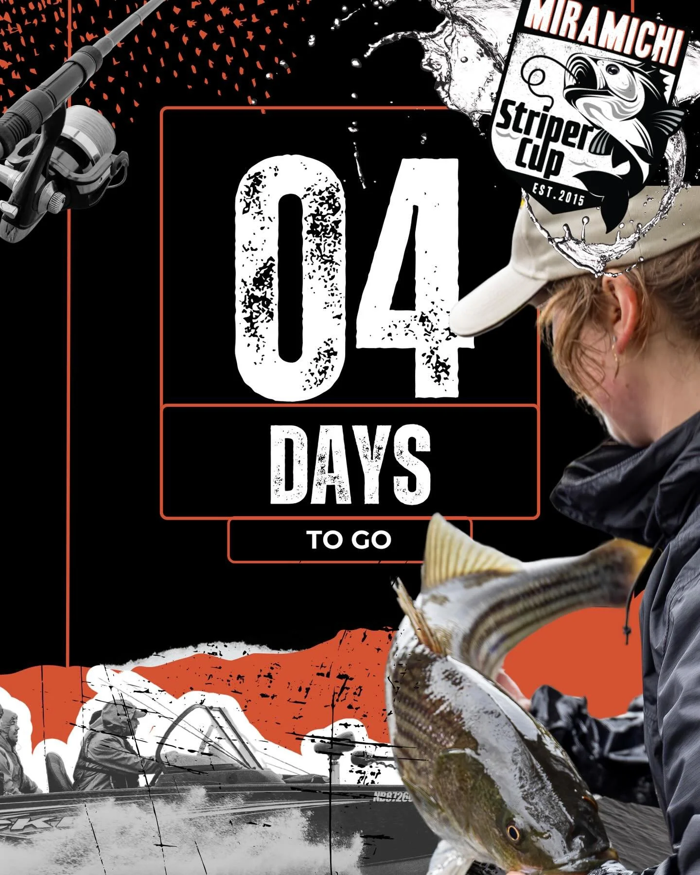 4 DAYS TO GO!

The countdown is on. Four days until the Miramichi Striper Cup weekend kicks off &mdash; time to get the gear ready, check the schedule, and make sure your team is set.

-

PLUS QUE 4 JOURS!

Le compte &agrave; rebours est lanc&eacute;