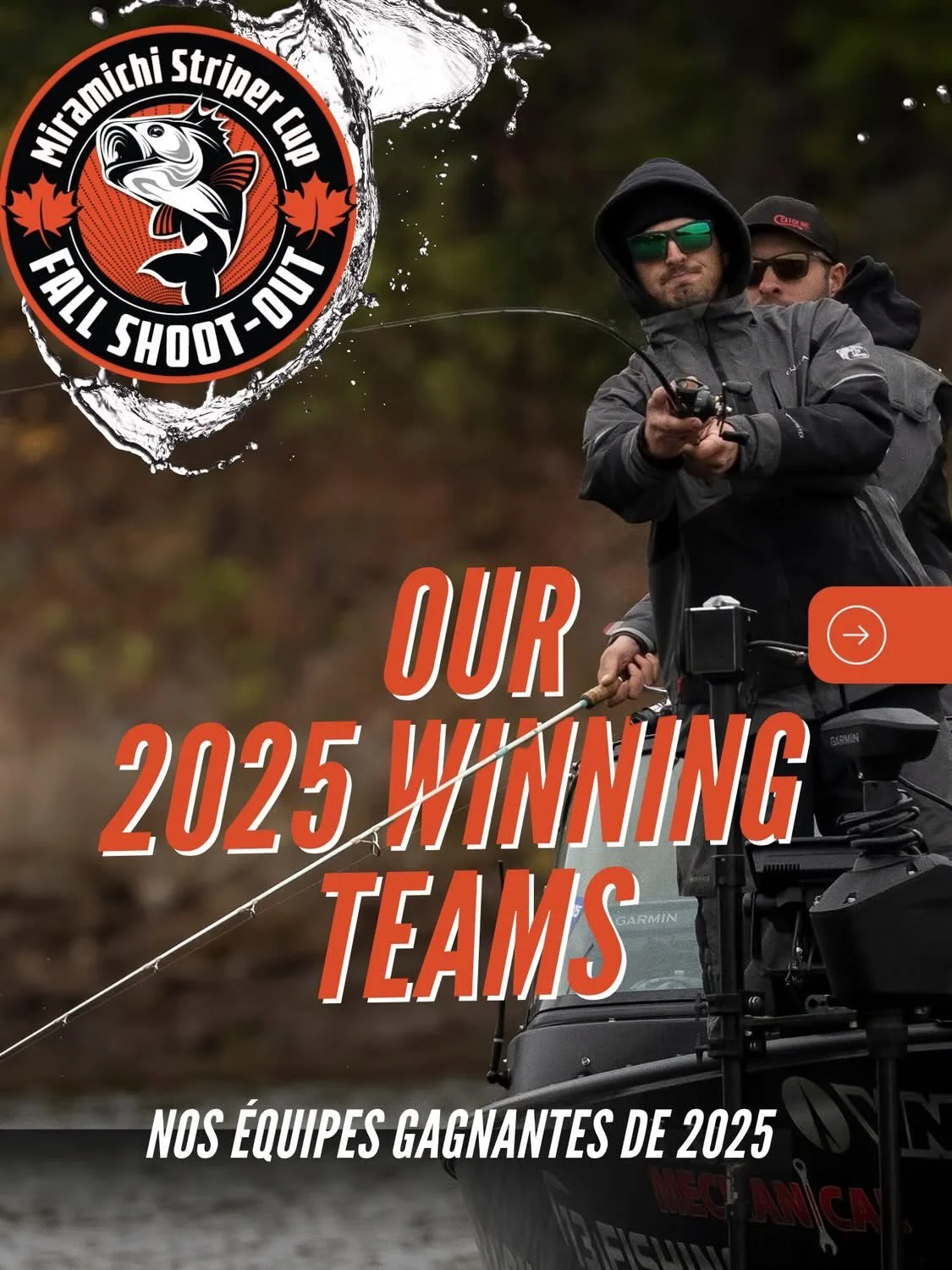 Last year, these teams came out on top at the Miramichi Striper Cup Fall Shoot-Out!

Now, a new Fall Shoot-Out is just around the corner and another $10,000 First Place prize is up for grabs. 

Think your team has what it takes to take the top spot t