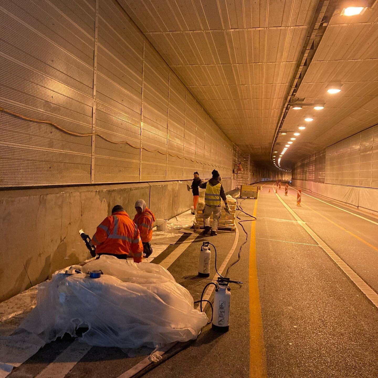 Tunnelinstandstellung bei Bern #fritzherrengmbh #malerei#bau#renovation#tunnel#bern