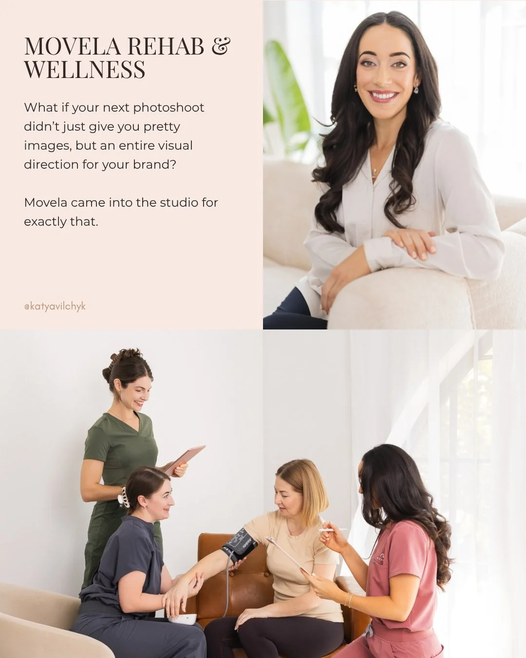 This is what happens when a photoshoot starts with strategy &mdash; not a shot list.

For @movelawellness, we didn&rsquo;t just show up and take pretty pictures. We started with their brand direction, translated that into a visual concept, planned th