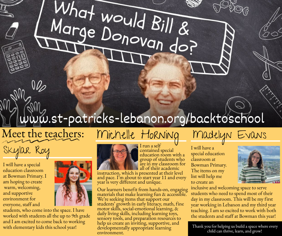 2026 what would bill & marge donovan do banner and teachers (1).png