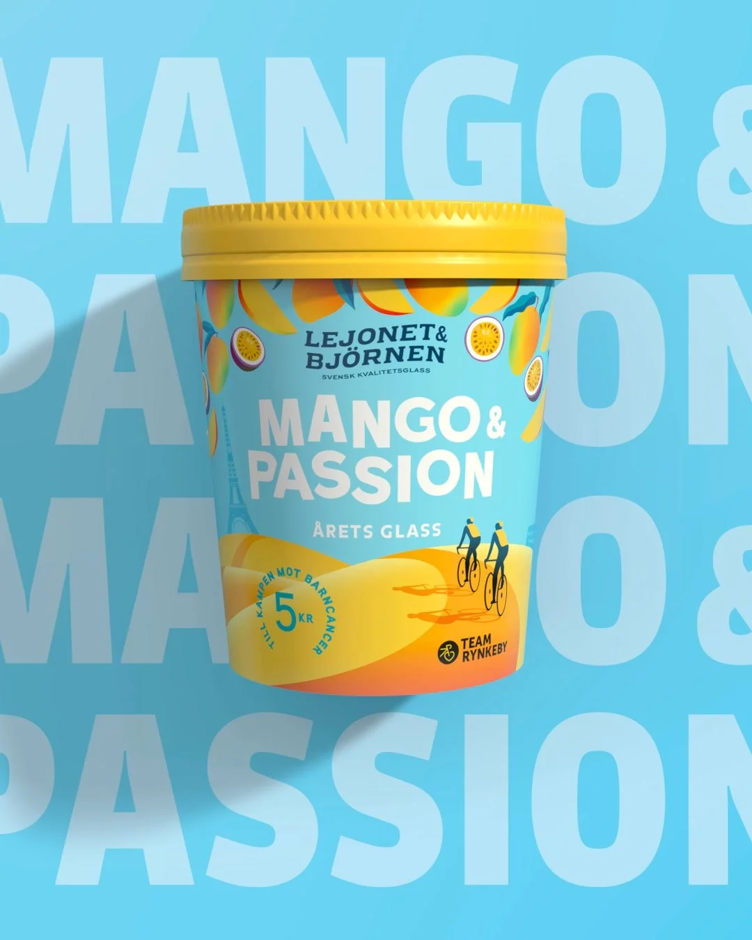 K&auml;nn den tropiska brisen med sommarsucc&eacute;n &ndash; Mango &amp; Passion. En uppfriskande kombination av solmogna mango och syrligt, friska passionsfrukter. En smakupplevelse du inte vill missa! #lejonetochbj&ouml;rnen #svensksuperpremiumgla