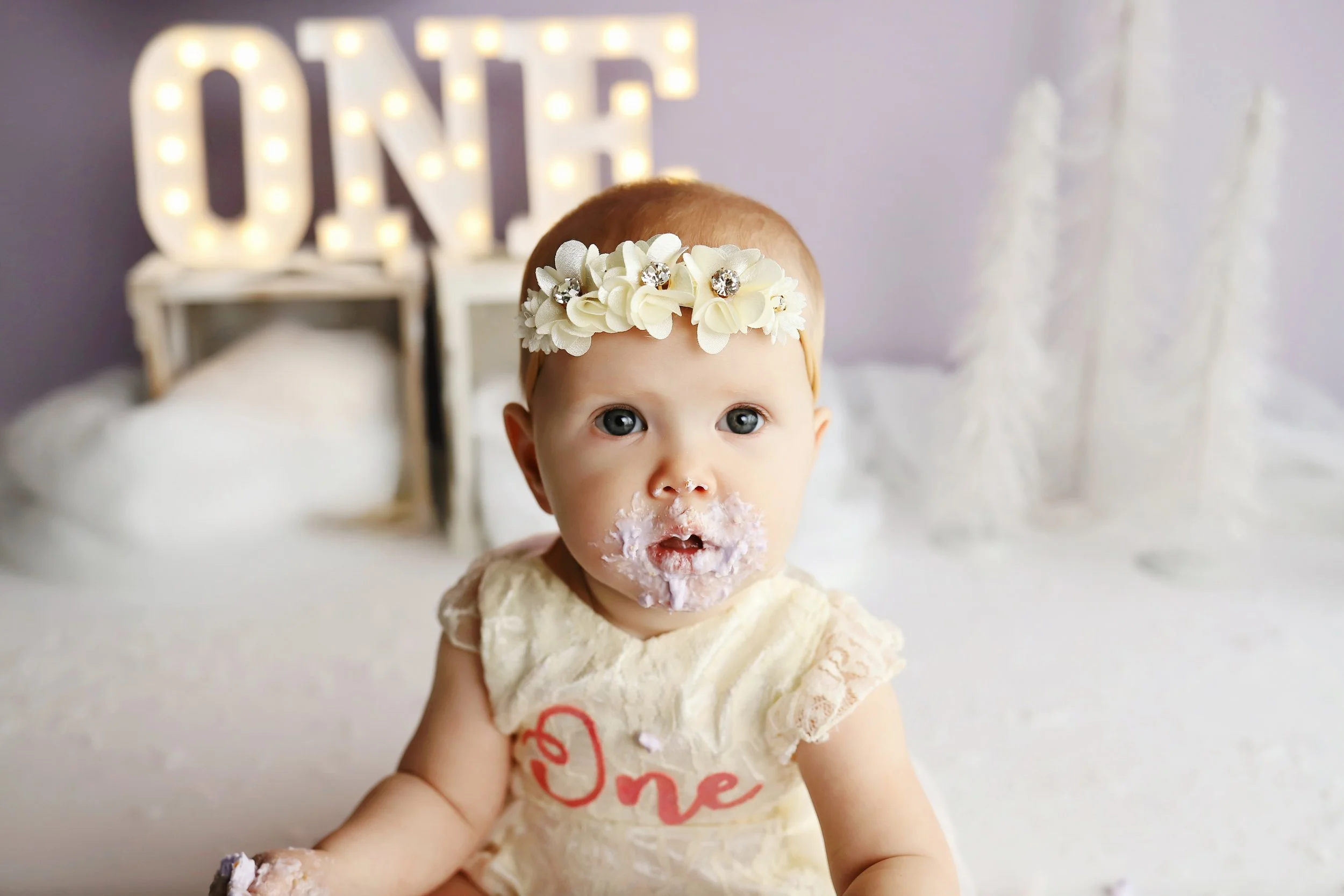 Winter Onederland First Birthday Session - Christopher Illinois Photographer