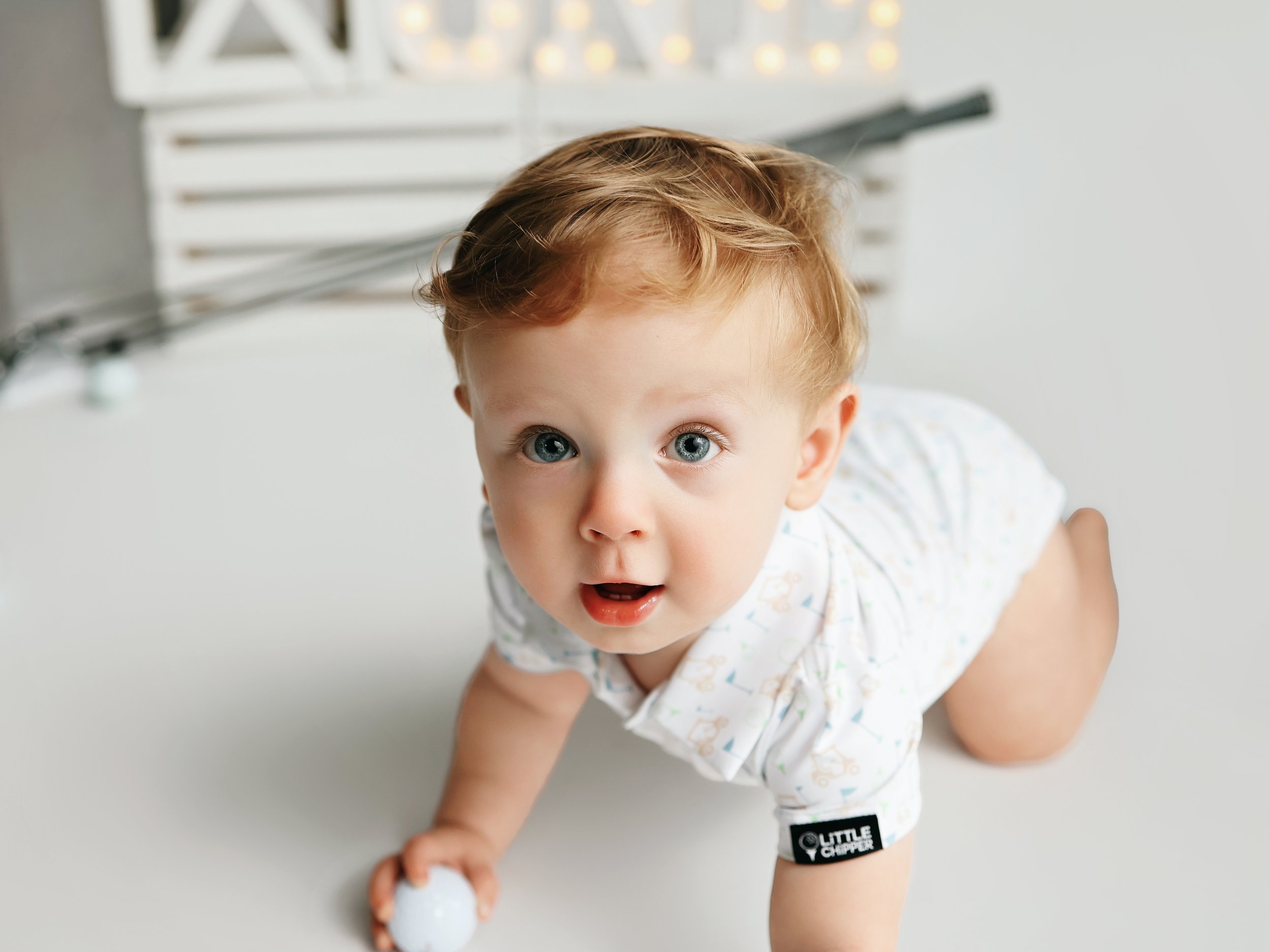 A Little Guy, A Big Milestone: A Golf-Themed First Birthday Session (Christopher Illinois)