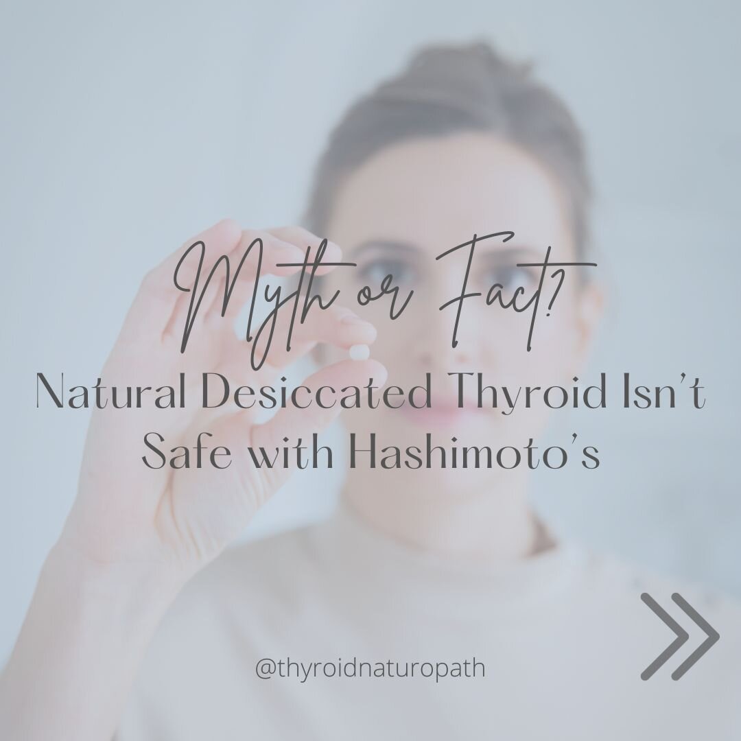 Is Natural Desiccated Thyroid (NDT) Safe with Hashimoto&rsquo;s and thyroid antibodies? Yes! 

Will taking desiccated thyroid raise my thyroid antibodies? No. 

Despite the misinformation online and held by some healthcare providers, NDT isn&rsquo;t 