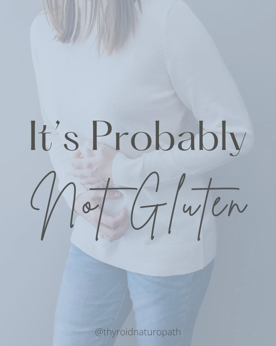You’ve cut gluten. Maybe dairy. Maybe everything.
And you still feel tired, puffy, and inflamed.
Here’s the truth most people never hear:
It’s probably not gluten.
What’s really driving your thyroid symptoms could be stres