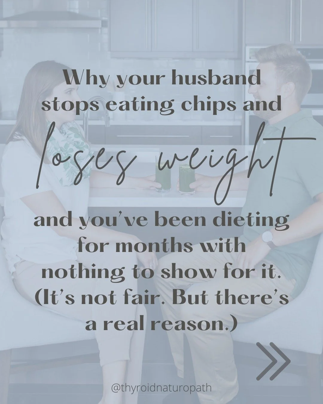 Ever notice how your husband cuts out his evening snack and drops 10 lbs in a month&hellip; and you&rsquo;ve been tracking every meal for 6 weeks and the scale hasn&rsquo;t moved? 😤
 
It&rsquo;s not a you problem. It&rsquo;s a hormone problem.
 
Swi