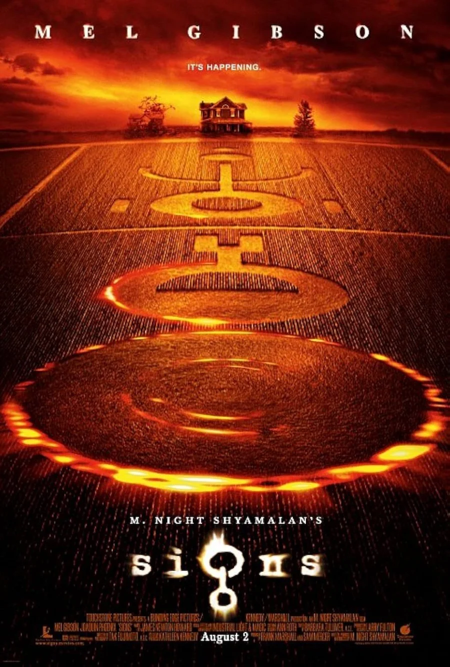 SIGNS (2002) movie poster