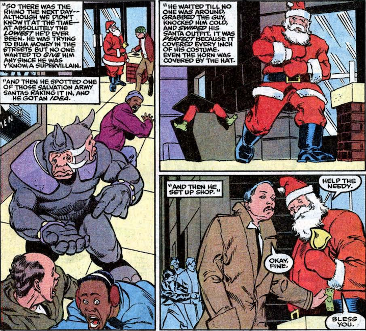 Hulk 378 - 5 - Rhino Panhandling and becoming santa.png