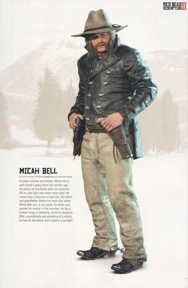 Micah Rdr1 Red Dead Redemption 2's Micah Bell: So Good At Being So Bad — Neon Splatter