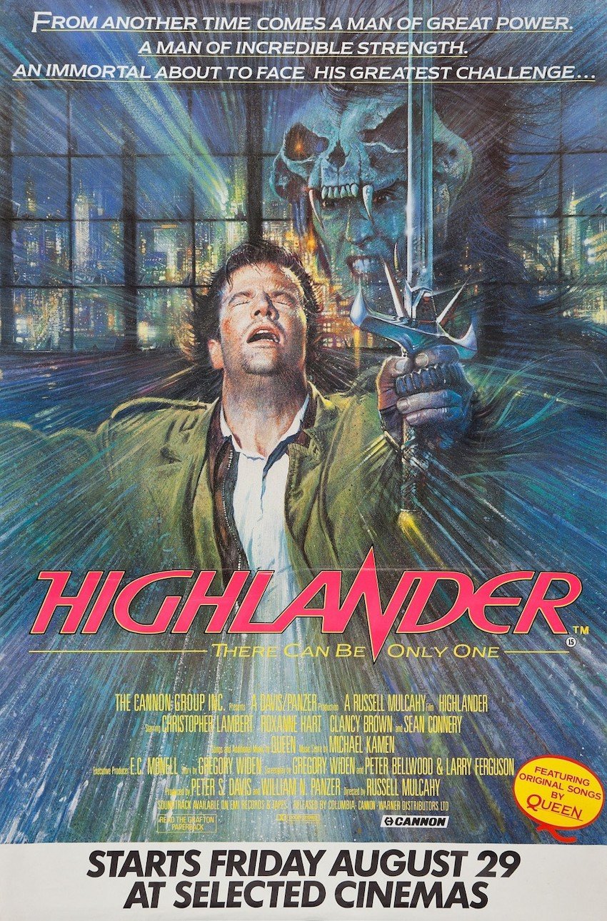 Added To Watchlist: HIGHLANDER (1986) — Neon Splatter