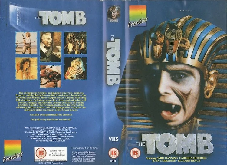 Fred Olen May THE TOMB 1986 Neon Splatter Fred olen may the tomb 1986 neon splatter