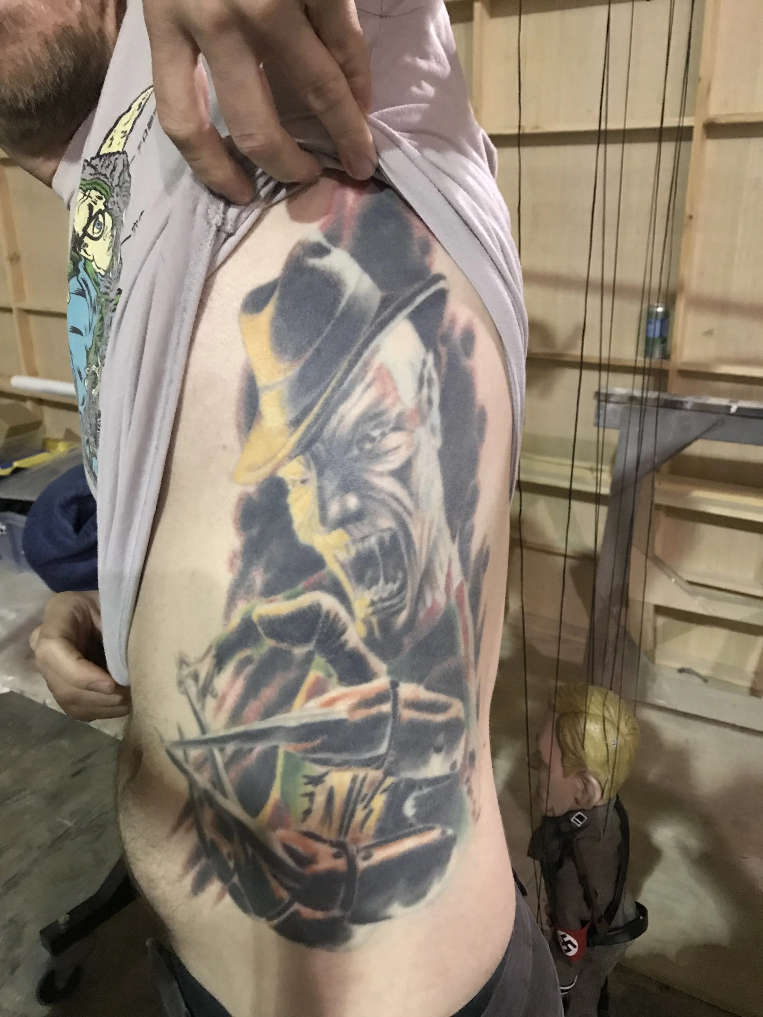 Talalay Interview - Freddy Krueger tattoo.JPG