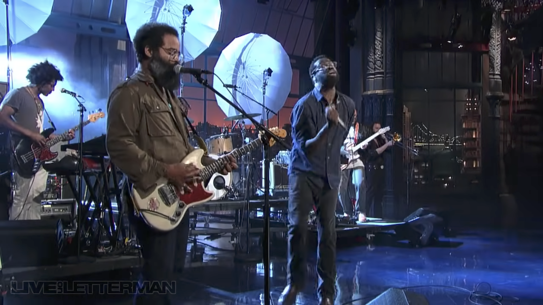 TV On The Radio, “Wolf Like Me” (Live on Letterman)