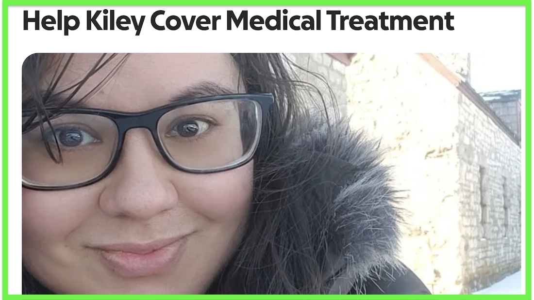 GoFundMe - Help Kiley Cover Medical Treatments