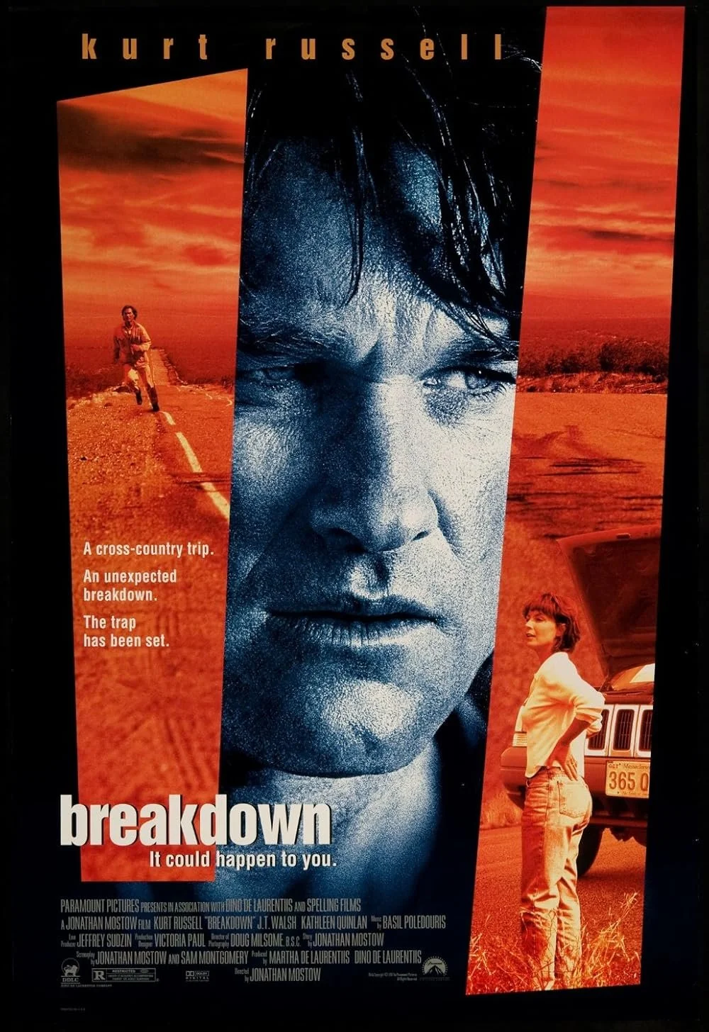 BREAKDOWN (1997) movie poster