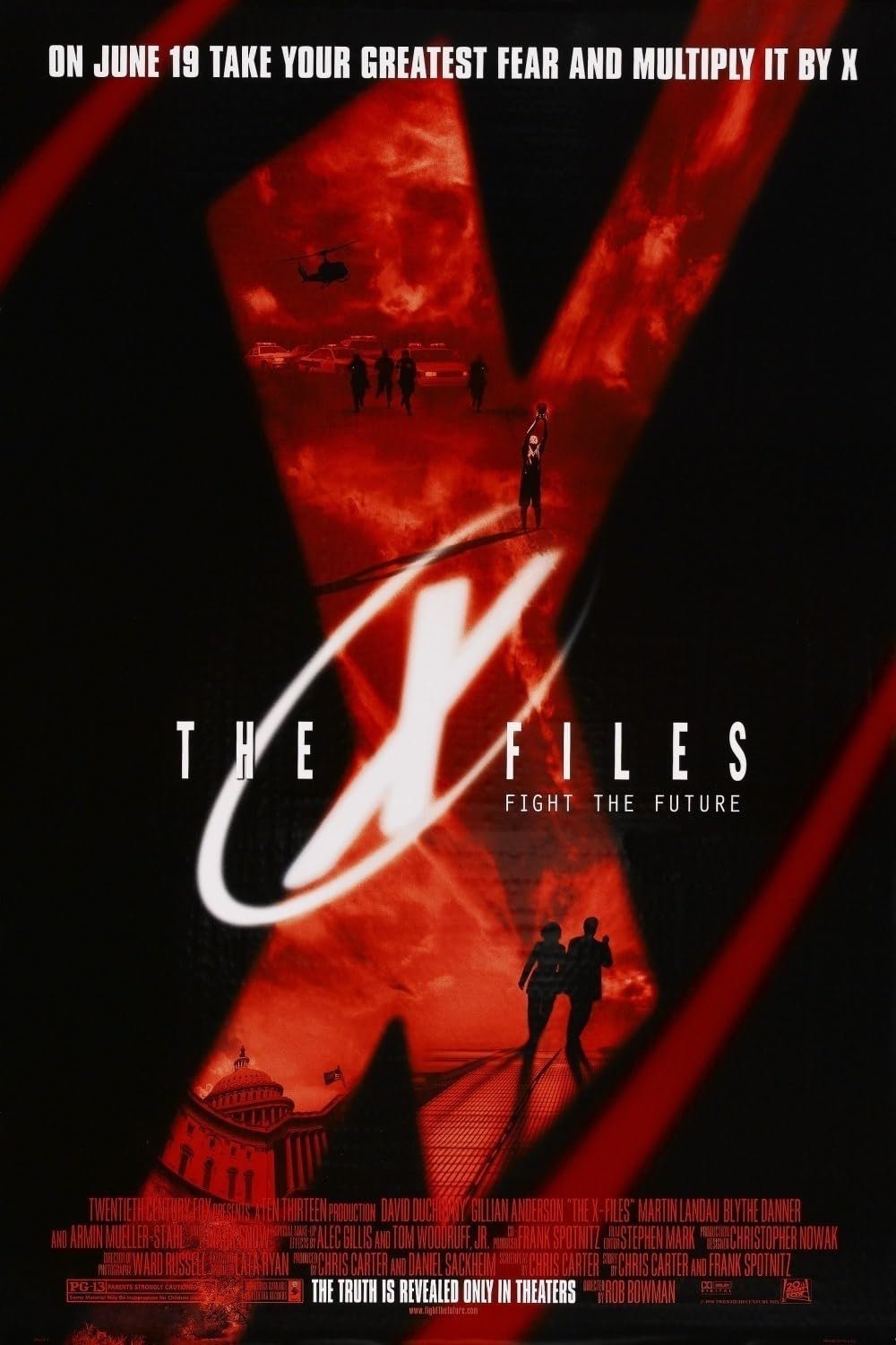 THE X-FILES: FIGHT THE FUTURE (1998) movie poster