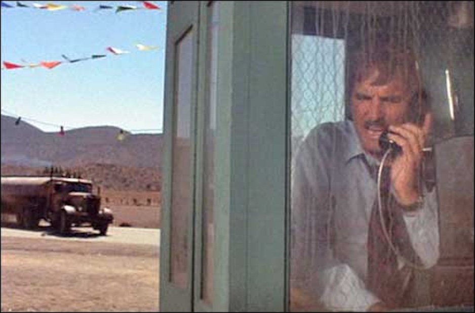 DUEL (1971) Dennis Weaver in phone booth