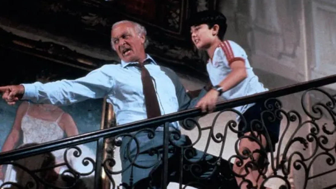 OVER THE TOP (1987) Robert Loggia and David Mendenhall