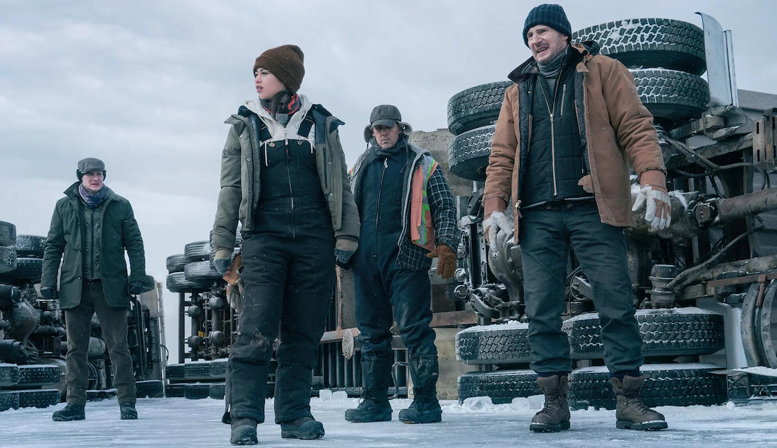THE ICE ROAD (2021) cast