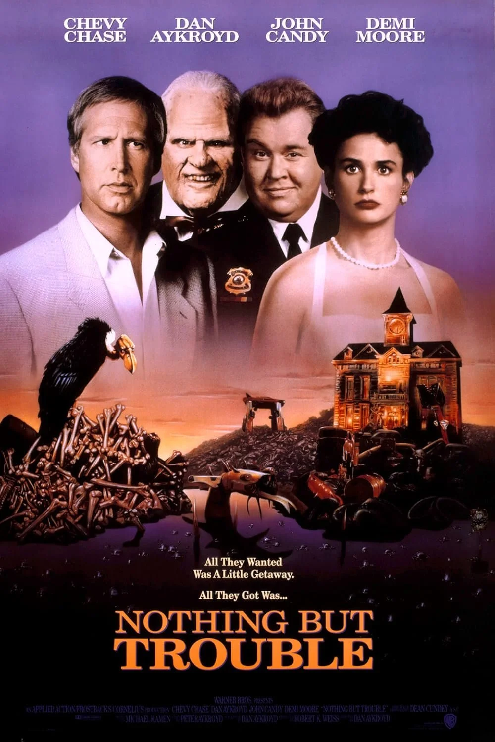 NOTHING BUT TROUBLE (1991) Movie Poster