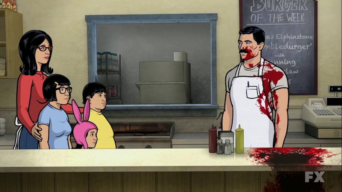 Archer as Bob Belcher