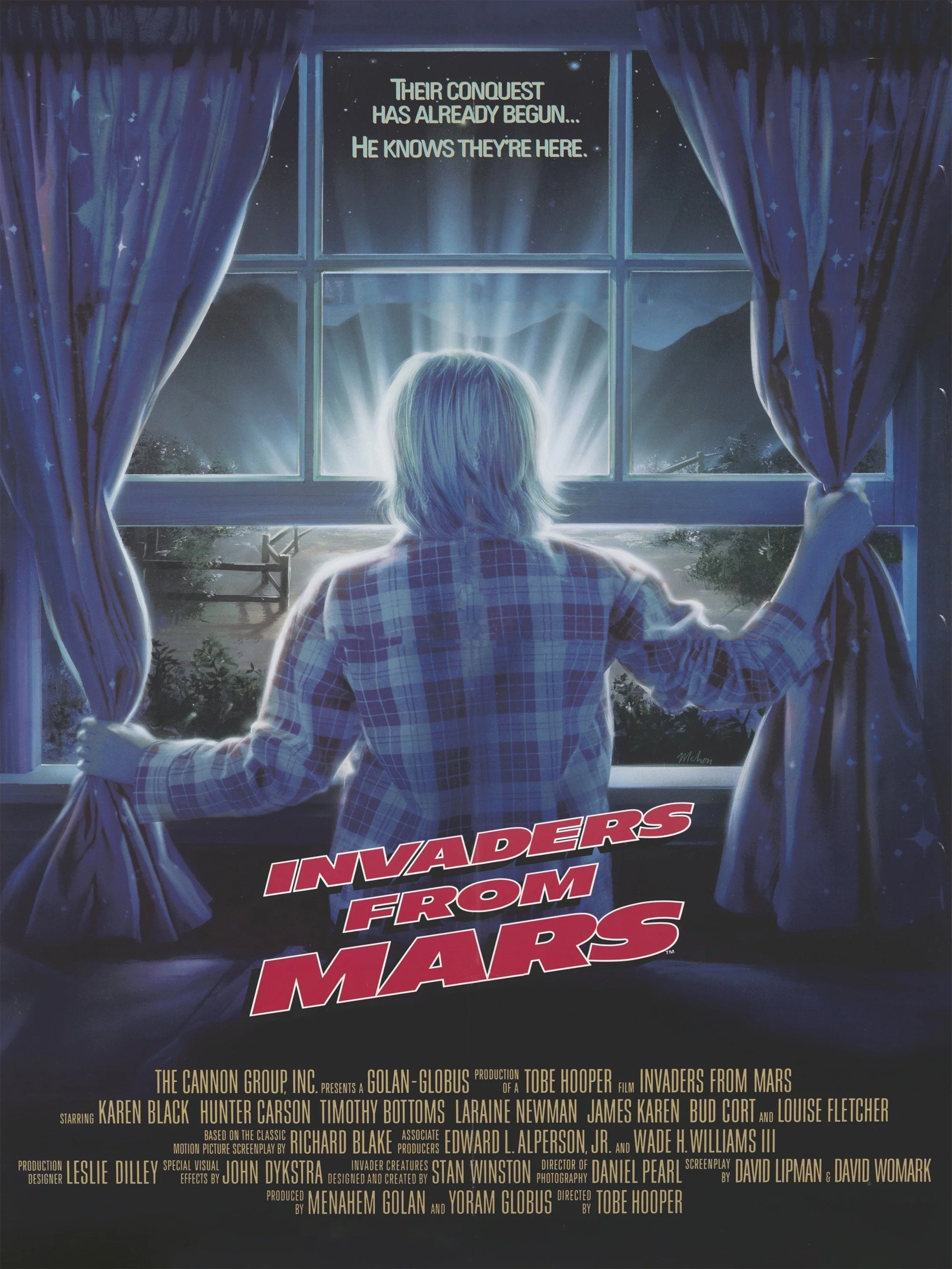 INVADERS FROM MARS (1986) movie poster