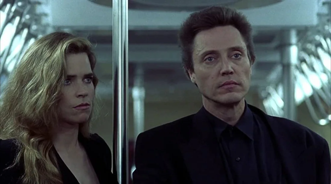KING OF NEW YORK (1990) Janet Julian and Christopher Walken
