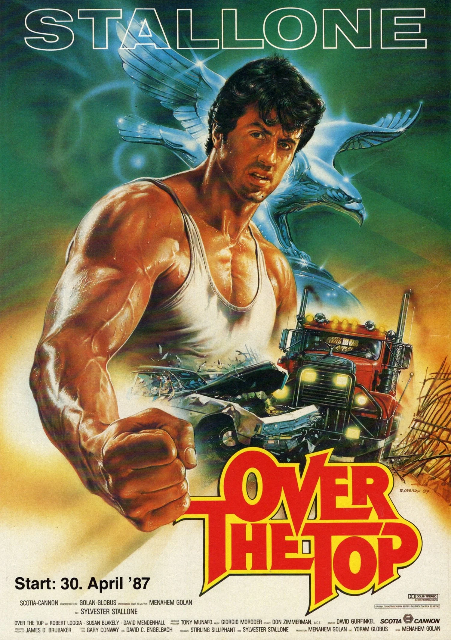 OVER THE TOP (1987) movie poster