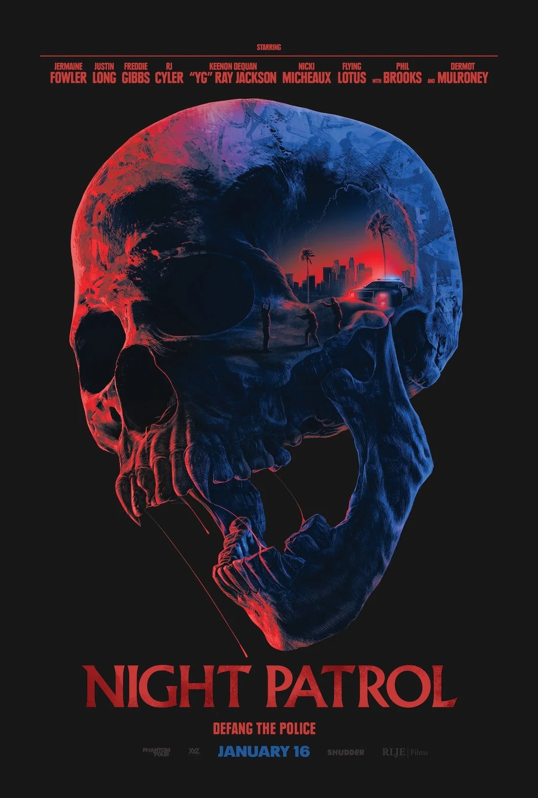 NIGHT PATROL (2025) movie poster