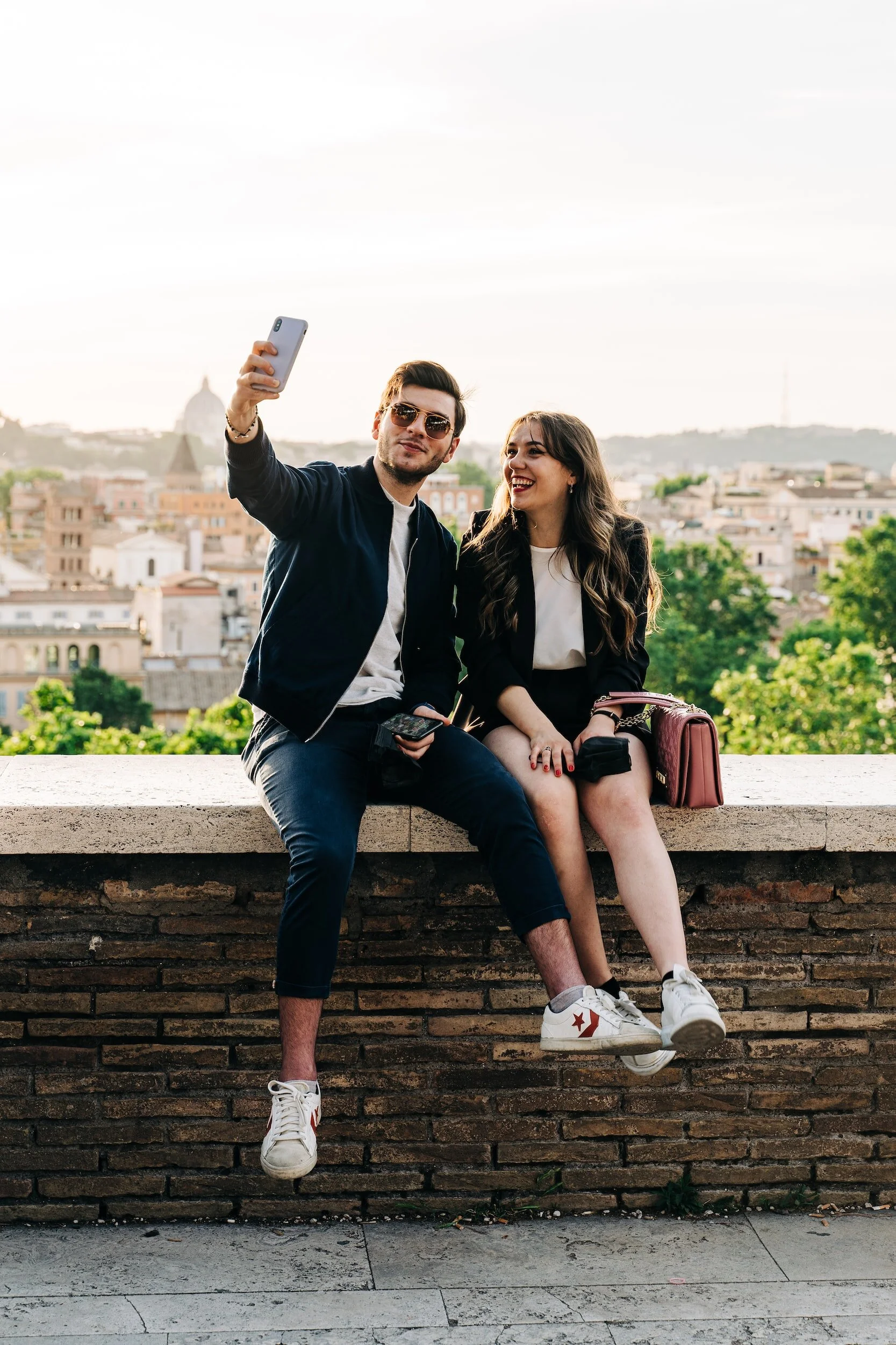 Couple Travel Enjoying Honeymoon to Europe