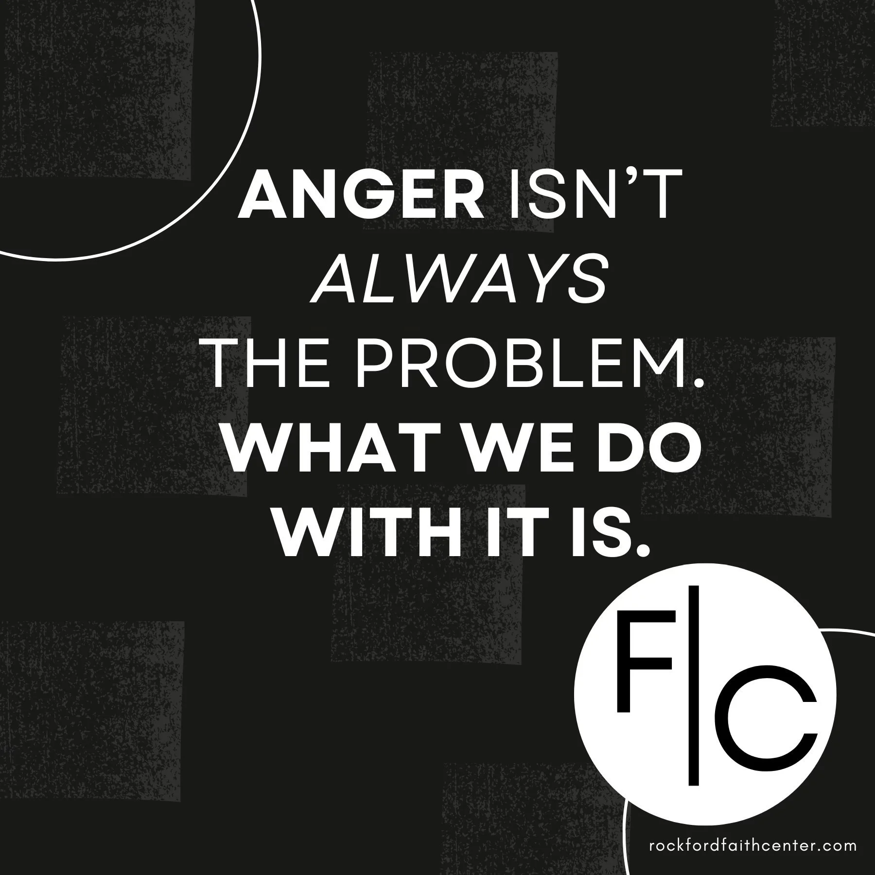 Sometimes we feel guilty for being angry&hellip; like if we were &ldquo;really spiritual,&rdquo; we wouldn&rsquo;t feel it at all.

But Scripture shows us something important: Jesus experienced anger &mdash; and He never sinned.

The Bible tells us, 