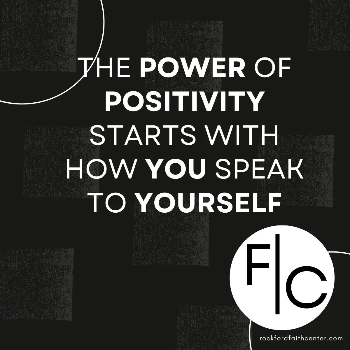 Most of us don&rsquo;t realize how much time we spend talking to ourselves.
On the drive to work.
While folding laundry.
Lying awake at night replaying conversations.
Looking in the mirror before heading out the door.

And too often, those words aren