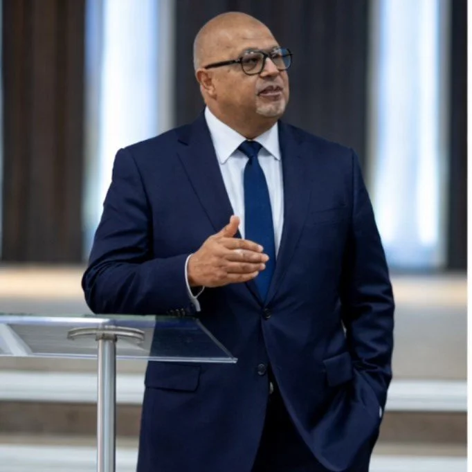 Tomorrow at Faith Center, we&rsquo;re honored to welcome guest speaker Pastor Jerome Liberty from South Africa. 💛

Pastor Jerome is a respected faith and business leader, and along with his wife, Prophetess Eunice Liberty, they are the founding visi