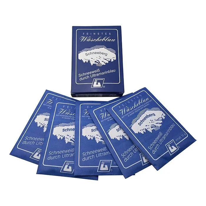 Wash Blue packets - perfect for whitening clothes and apparently, in 1914, for dyeing beer green