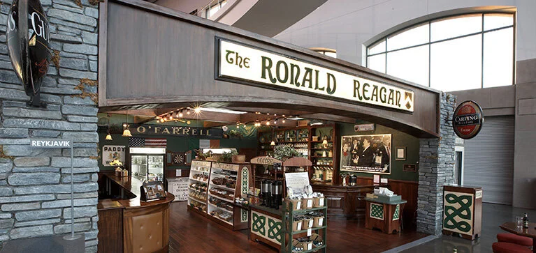 The rebuilt Ronald Reagan Pub at the Ronald Reagan Presidential Library. Image courtesy of&nbsp;Ronald Reagan Presidential Foundation.