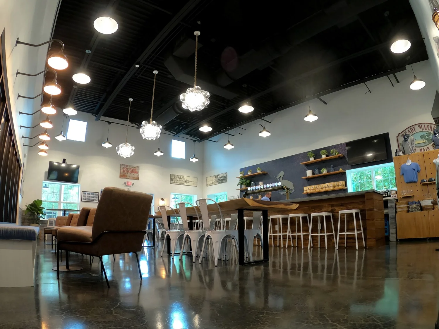 The taproom at Windermere Brewing Company