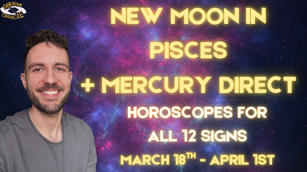 New Moon in Pisces + Mercury Direct 