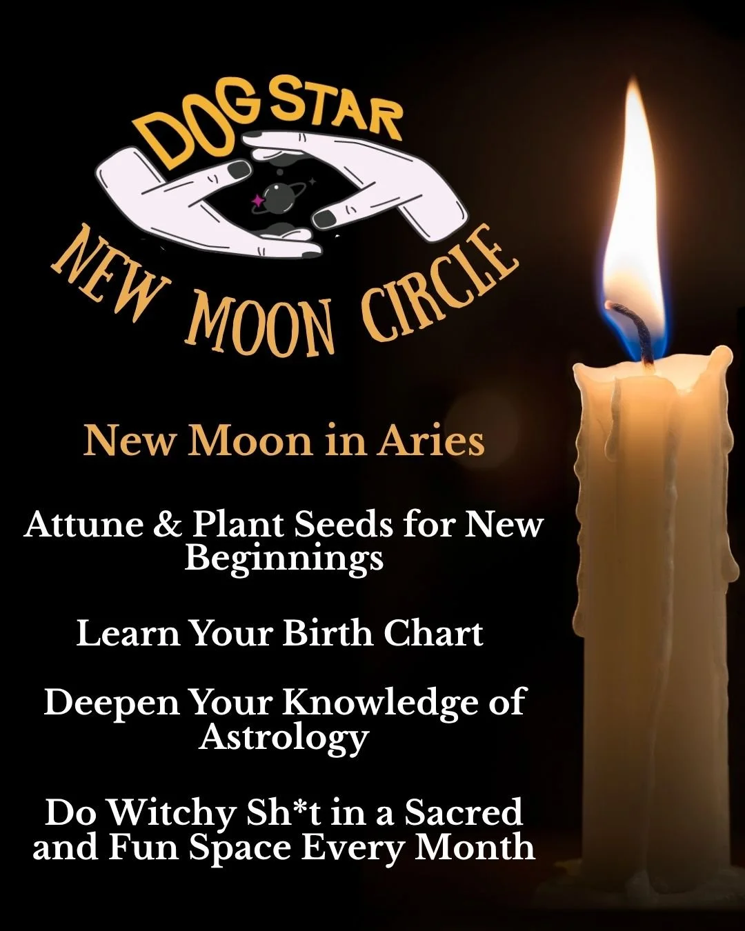 New Moon in Aries Workshop (New Moon Circle)