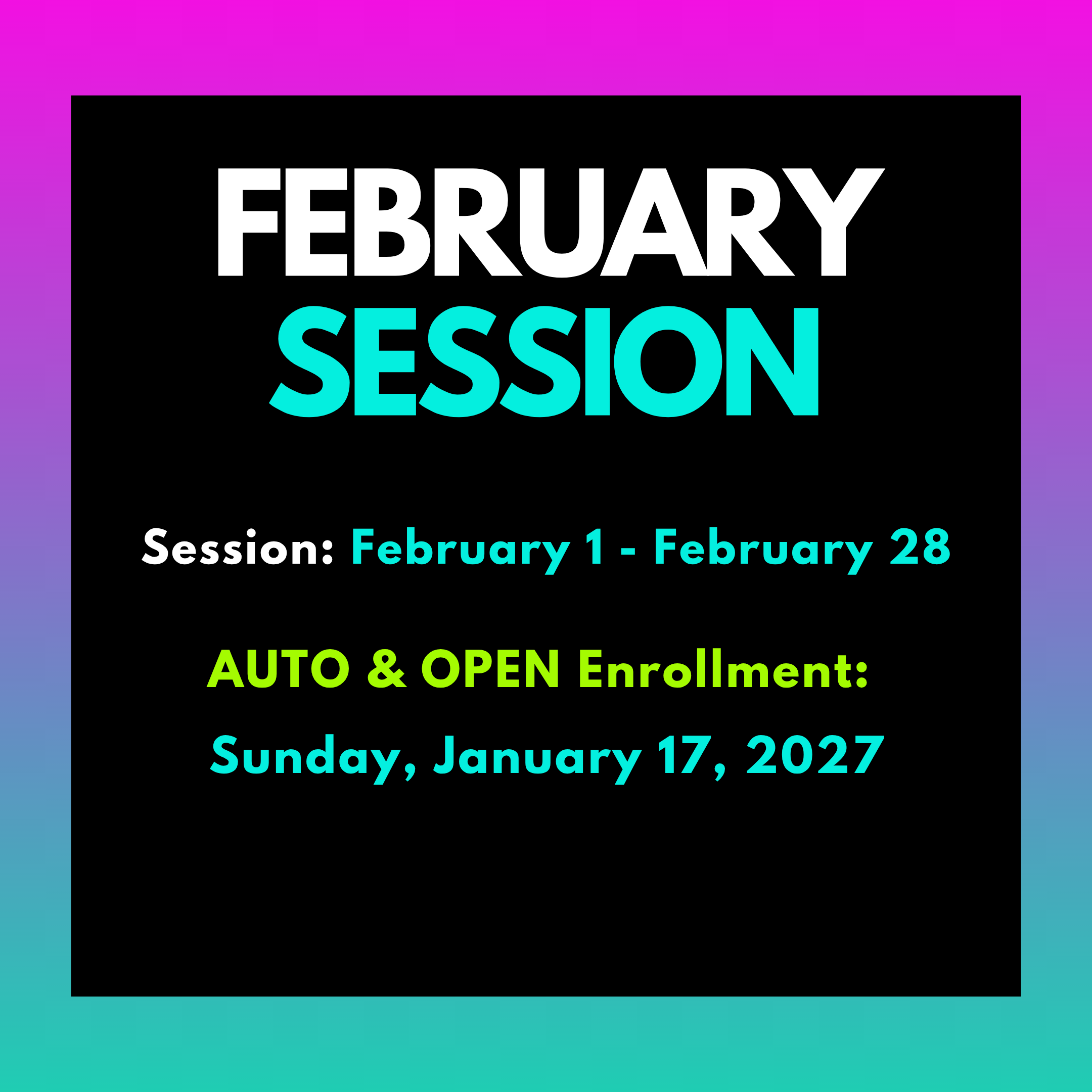 February Rec Session