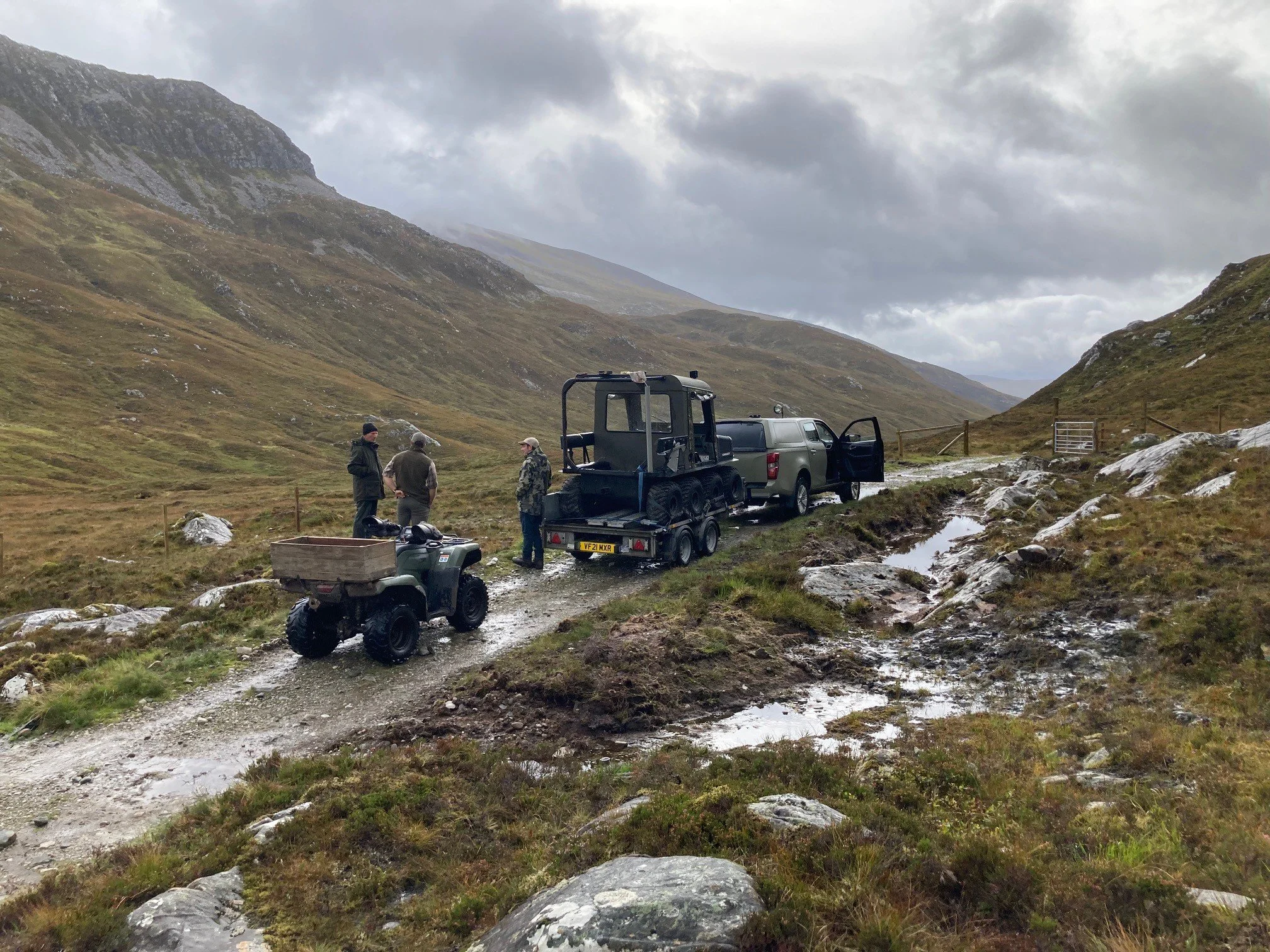 A challenging workload in remote areas…